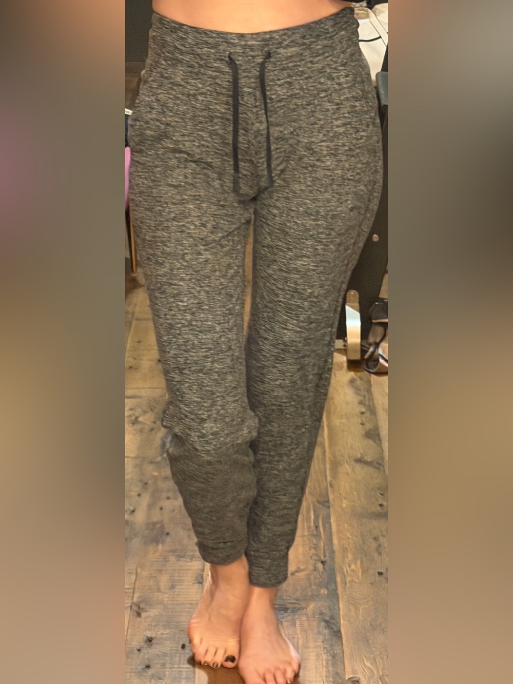 lululemon athletica Navy/Heather Drawstring Joggers
